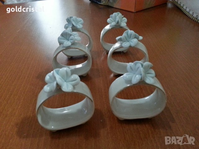 Порцеланови пръстени халки ринг за салфетки , снимка 6 - Антикварни и старинни предмети - 41103343