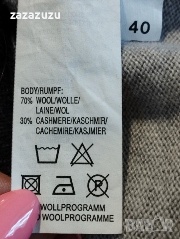 КАШМИР И ВЪЛНА дамска финна блуза , снимка 6 - Блузи с дълъг ръкав и пуловери - 53190815