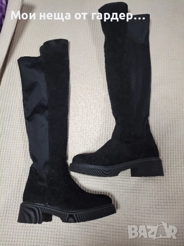 Ботуши чизми велур Jenni Fairy ,37 r.от 90лв, снимка 5 - Дамски ботуши - 52255224