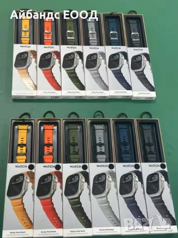 Nomad Rocky Point силиконови каишки за Apple Watch ULTRA/SE/11/10/9/8, снимка 2 - Аксесоари за Apple - 52108396