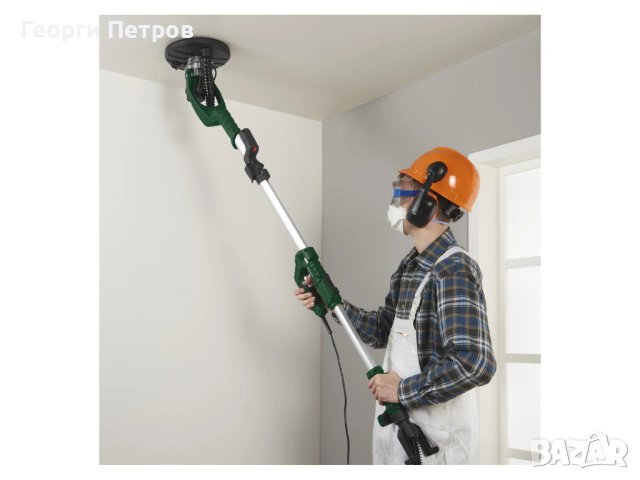 Немска шлайф машина за тавани и стен Parkside Жираф ++ 6 бр. кръгли ша, снимка 8 - Други инструменти - 44160335