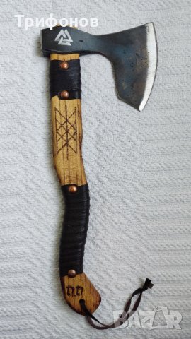 Брадвичка "Viking Tomahawk" - персонализирана (ръчна изработка), снимка 3 - Колекции - 44368031