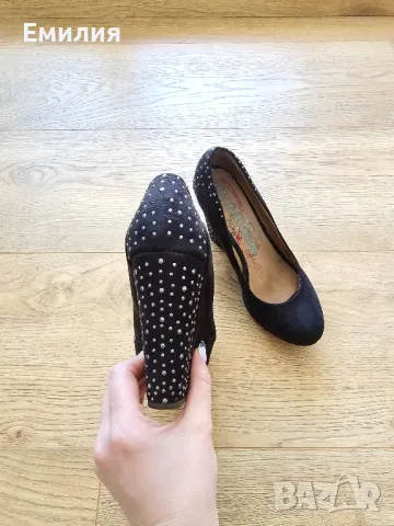 Черни обувки на платформа, снимка 3 - Дамски обувки на ток - 49939196