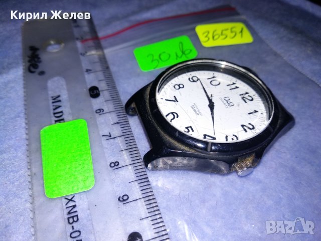 Q&Q РЯДЪК МОДЕЛ ЯПОНСКИ МАРКОВ КВАРЦОВ ЧАСОВНИК Кю и Кю 36551, снимка 7 - Мъжки - 39851362