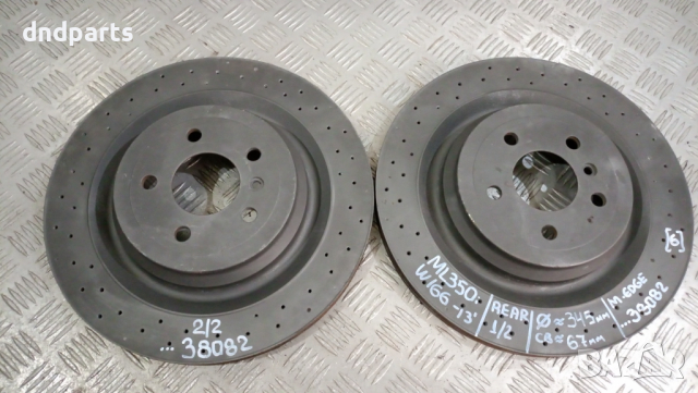 Задни дискове Mercedes ML350i W166 2013г.	