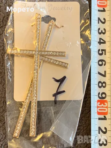 Красиви нови дамски обици с кръстове-7