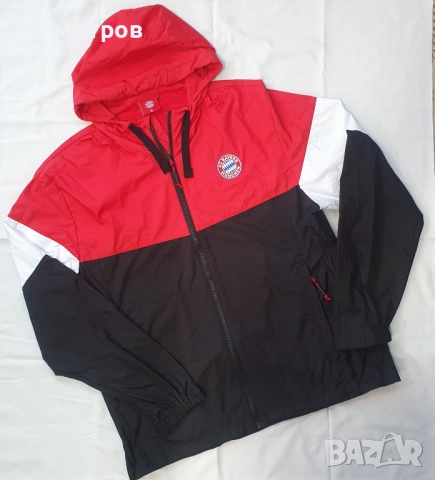 Комплект - ветровка FC Bayern Munchen, бандана Vrunk, снимка 2 - Спортни дрехи, екипи - 49403712