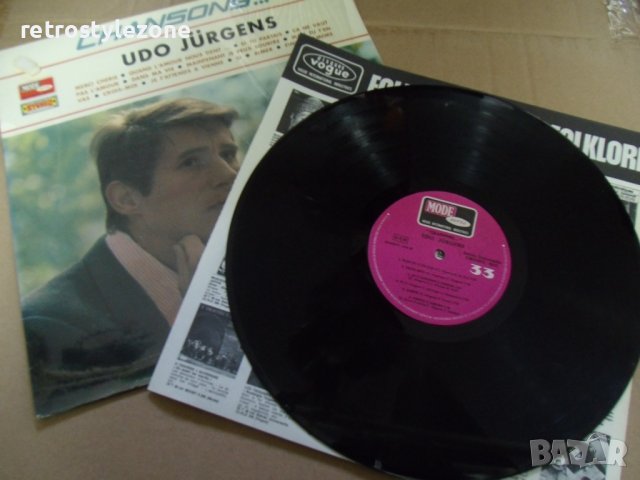№ 7029 стара грамофонна плоча - UDO JURGENS - CHANSONS   - MODE, снимка 2 - Грамофонни плочи - 41170177