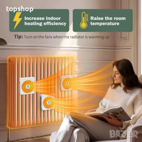 3 магнитни вентилатора с включен интелигентен контролер, снимка 7 - Друга електроника - 50555921