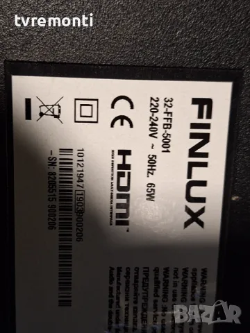 MAIN BOARD, 17MB110S for 32 inc DISPLAY VES315UNDX-2D-N21 ​for Finlux 32FFB5001, снимка 6 - Части и Платки - 48017021