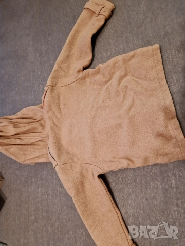 3-4г 104см Палто, кашмир, бежово, без следи от употреба , снимка 2 - Детски якета и елеци - 52858541