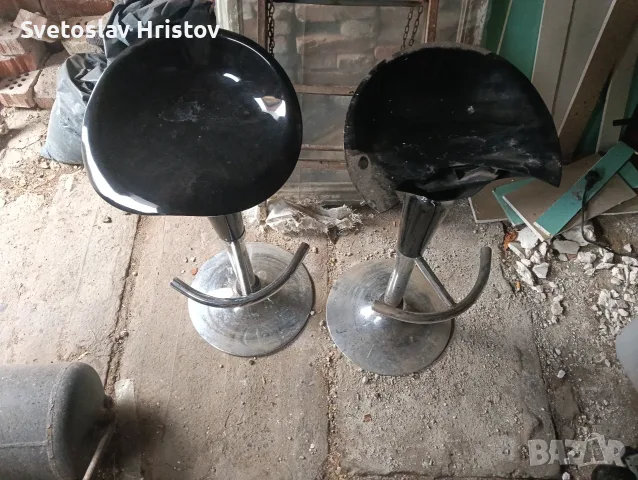 Бар столове хромирани