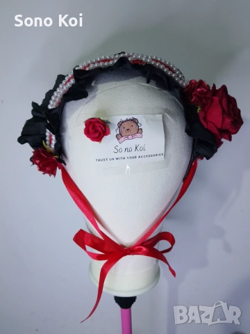 Jirai Kei & Lolita Аксесоари диадеми, снимка 12 - Аксесоари за коса - 53195779