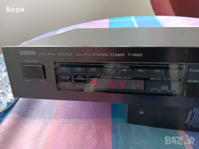 YAMAHA T-520 стерео тунер, снимка 2 - Радиокасетофони, транзистори - 49040530