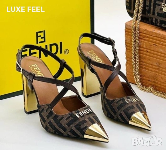 Prada 💎Fendi 💎 Дамски Обувки , снимка 2 - Дамски обувки на ток - 53828440