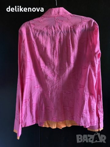 ESCADA. original Size L Двуцветна риза, снимка 4 - Ризи - 44433427