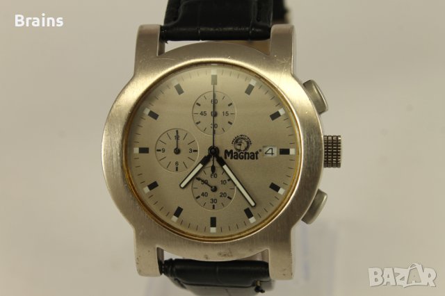 MAGNAT Питбул Мъжки Кварцов Хронограф Немски, снимка 3 - Мъжки - 41657489