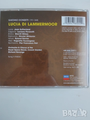 Donizetti* - Sutherland*, Pavarotti*, Milnes*, Ghiaurov*, Bonynge*, Chorus* And Orchestra Of The Roy, снимка 2 - CD дискове - 53575438