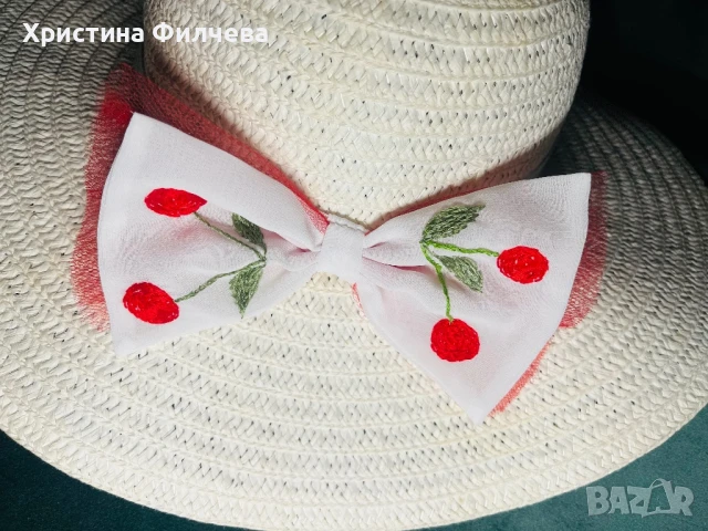 Лимони и череши, панделки и Скрънчета, снимка 4 - Аксесоари за коса - 33671596