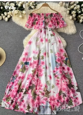 Нови дамски рокли, размери Л, ХЛ, снимка 2 - Рокли - 53161442