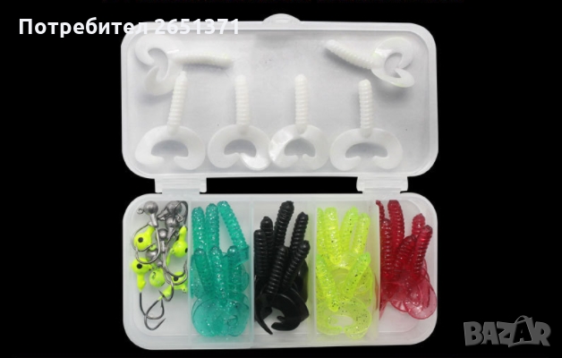 Готов комплект силиконови примамки - 15 лв.