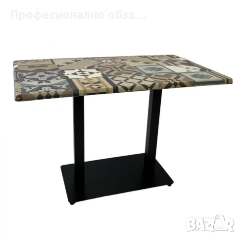 Дизайнерска маса за заведение,градинска маса 120/80см.,маса за кафене,трапезна маса дизайнерска, снимка 6 - Маси - 53505402
