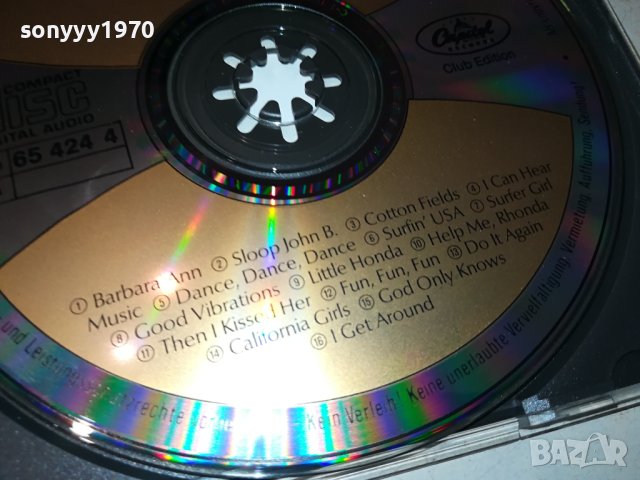 THE BEACH BOYS ORIGINAL CD-ВНОС GERMANY 1302241523, снимка 16 - CD дискове - 44275604