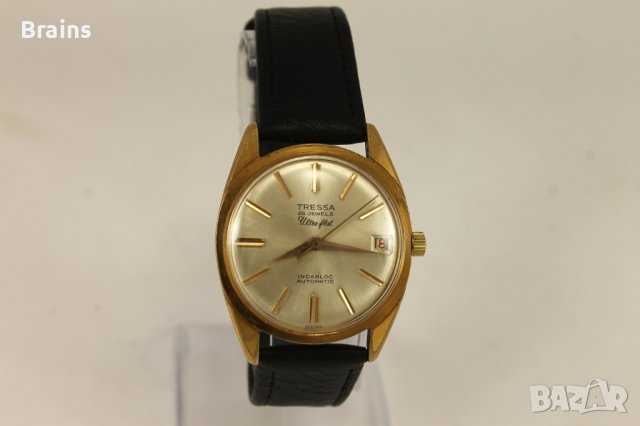 1960's TRESSA Швейцарски Позлатен Ръчен Часовник Автомат F 4007N, снимка 2 - Антикварни и старинни предмети - 41934285