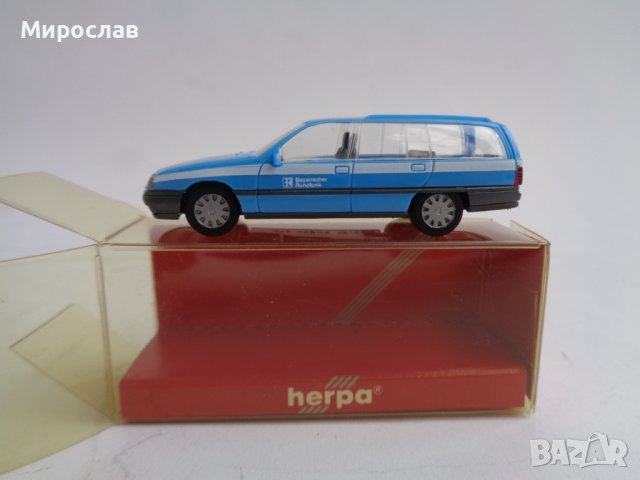 HERPA 1/87 H0 OPEL OMEGA КОМБИ КОЛИЧКА МОДЕЛ ИГРАЧКА, снимка 1