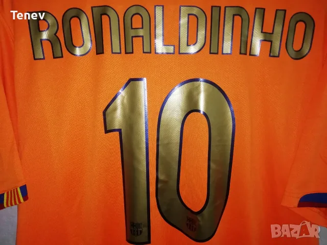 Barcelona Ronaldinho 2006-2007 Nike оригинална тениска фланелка Барселона Роналдиньо екип , снимка 3 - Тениски - 49661730