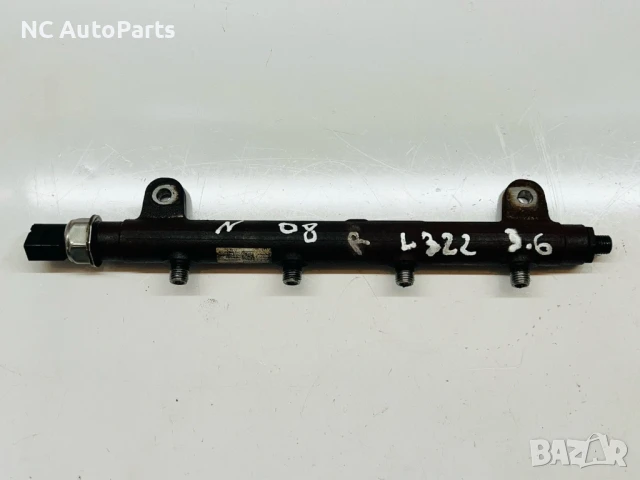 Горивна рейка дясна за Land Rover Ланд Ровър Вок L322 3.6 дизел 368DT V8 6H4Q-9D280-BB 5WS40255 2008, снимка 2 - Части - 50607608