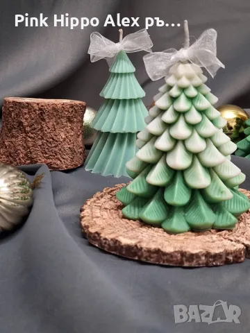 Коледна свещ, снимка 2 - Коледни подаръци - 47638294