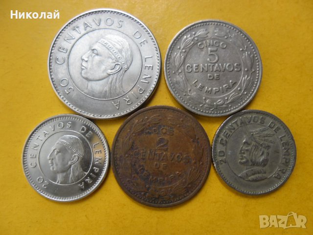 Монети от Хондурас, снимка 1 - Нумизматика и бонистика - 41766110