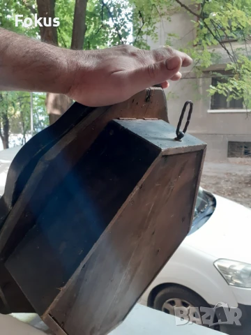 Прекрасен антикварен стенен часовник с интарзии от седеф, снимка 6 - Антикварни и старинни предмети - 50919163