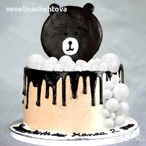 120 броя топчета топки на тел от стиропор за декорация на торта бели бял цвят, снимка 4 - Други - 52720431