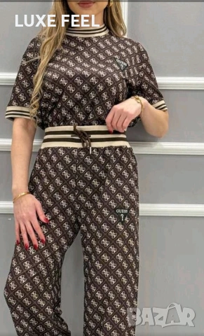 GUESS ⚜️Дамски Памучен Комплект , снимка 2 - Комплекти - 53273257
