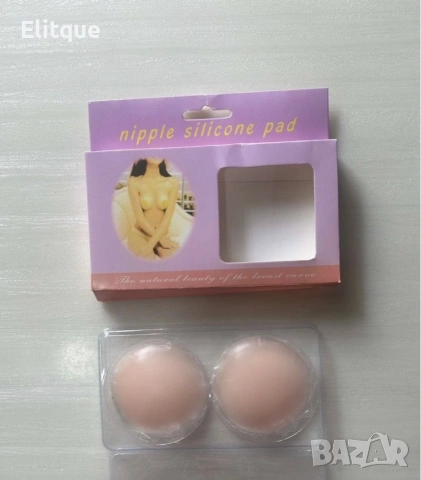 Самозалепващи силиконови лепенки за зърна – 7 см