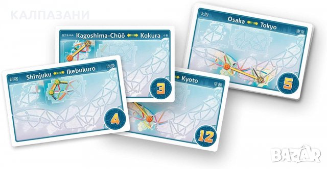 Ticket to Ride - Japan & Italy Разширение за настолна игра, снимка 4 - Игри и пъзели - 34215471