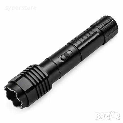 Фенер с електрошок за самозащита, Digital One SP01501 BL-1103, LED със зуум и SOS режим, снимка 2 - Оригинални зарядни - 56111935