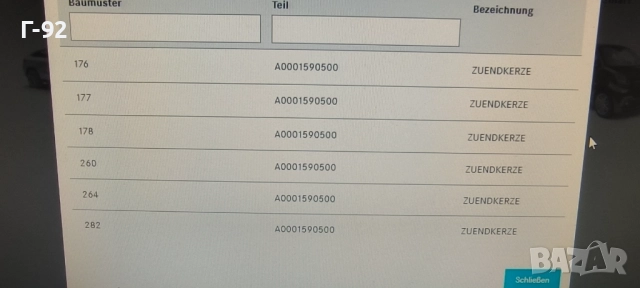 A0001590500**NEU**MERCEDES-BENZ**Запалителна свещ**M176** M177**, снимка 7 - Части - 51932845