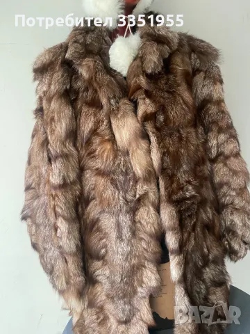 Винтидж палто естествен косъм, снимка 3 - Палта, манта - 49072248