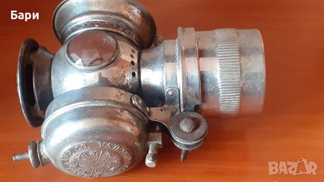 Стара ацетиленова лампа за велосипед от 19-ти век - USA, снимка 13 - Други ценни предмети - 41096928