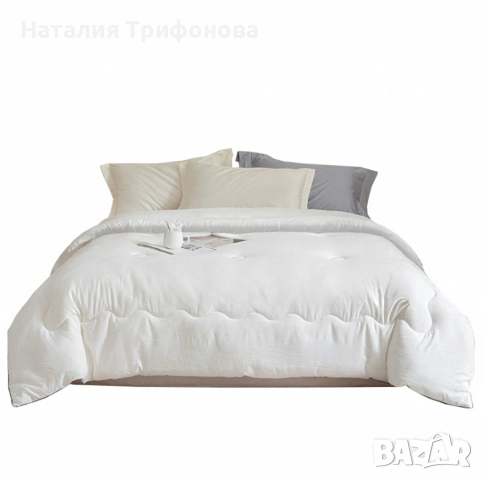 Целогодишен олекотен юрган 200x220 см – Топлина и комфорт за зимата, снимка 5 - Олекотени завивки и одеяла - 52868234