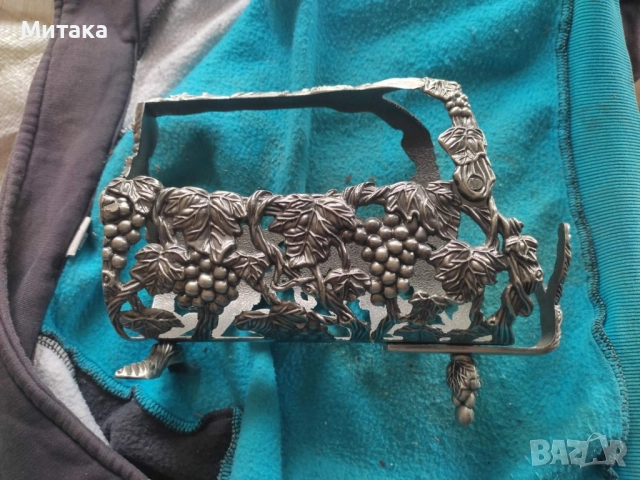 Луксозна стойка за вино метална Цена 30 лв, снимка 2 - Колекции - 52515615