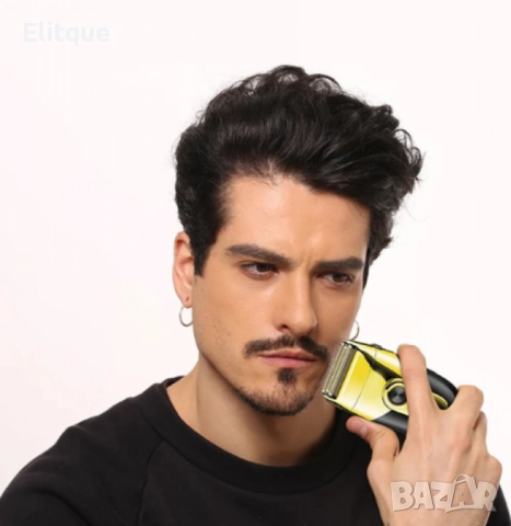 Професионална електрическа самобръсначка, VGR V-383, водоустойчива, LCD дисплей, стойка за зареждане, снимка 3 - Тримери - 52832246