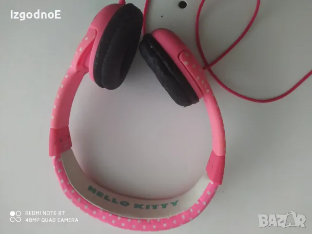 Детски слушалки Hello kitty , снимка 7 - Слушалки и портативни колонки - 47727583