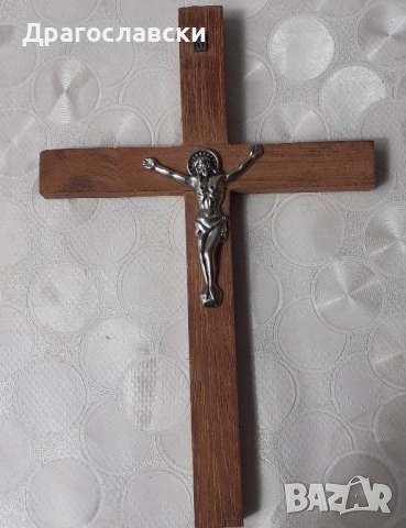 Различни: Стар кръст, разпятие, религия, дърво и метал, кръстове, висулка, снимка 11 - Други ценни предмети - 28872700