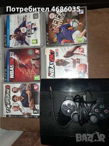 Playstation 3 super slim с джойстик и игри, снимка 3 - PlayStation конзоли - 52893956