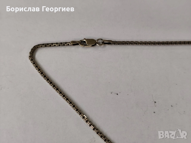 Сребърно колие 925 сърце, снимка 3 - Колиета, медальони, синджири - 52538158