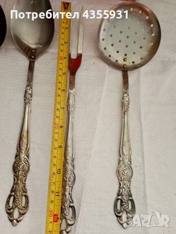 старинни немски прибори за сервиране хранене стари прибори антикварни прибори , снимка 3 - Антикварни и старинни предмети - 50744295